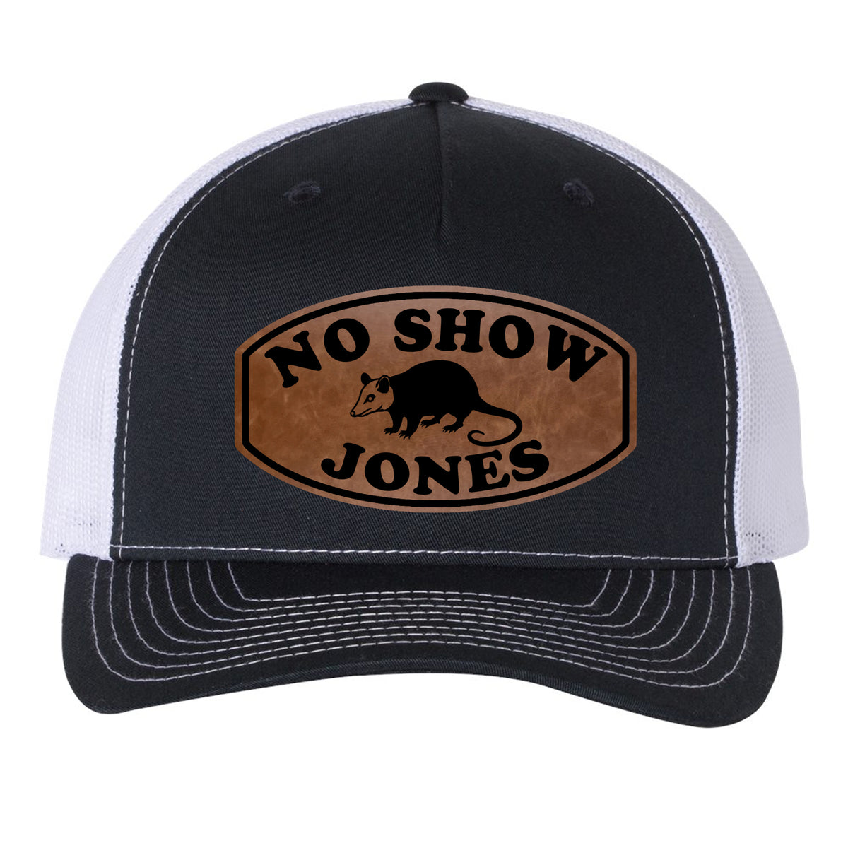 No Show Jones Leather Patch Hat