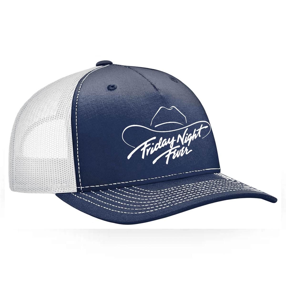 Friday Night Fever 112 Trucker Hat - Navy / White