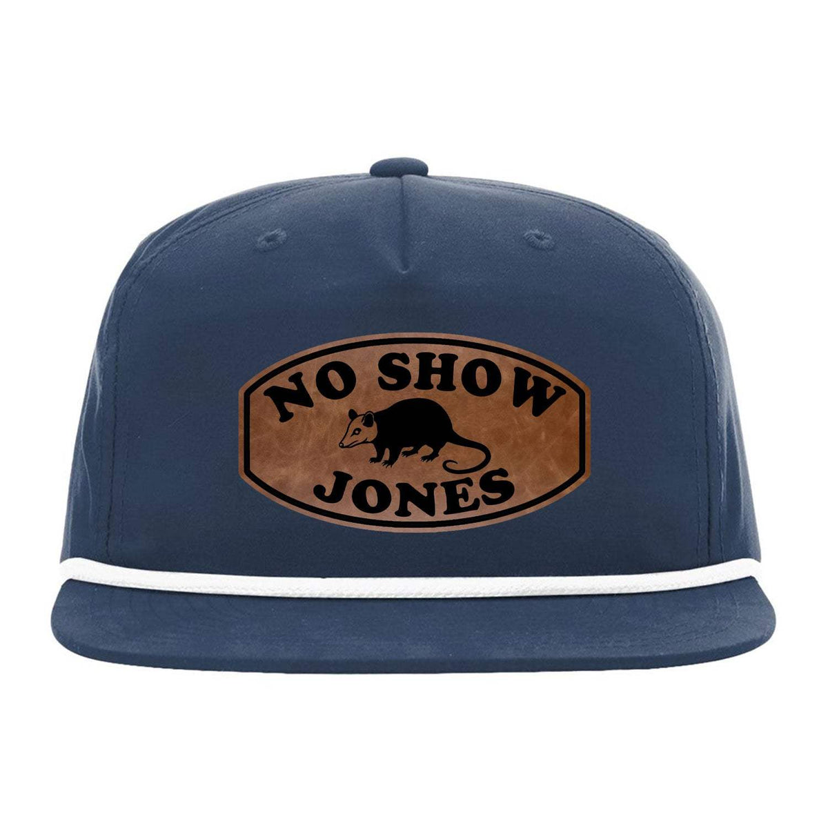 No Show Jones Flat Bill Rope - Navy / White