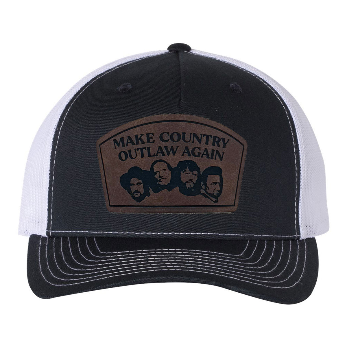 Make Country Outlaw Again Leather Patch Hat