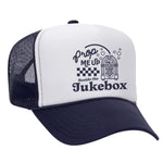 Prop Me Up Beside The Jukebox Foam Trucker Hat - Navy / White