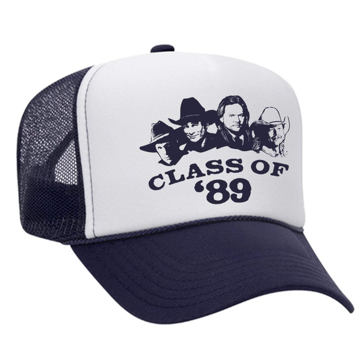 Class Of '89 Foam Trucker Hat - Navy / White