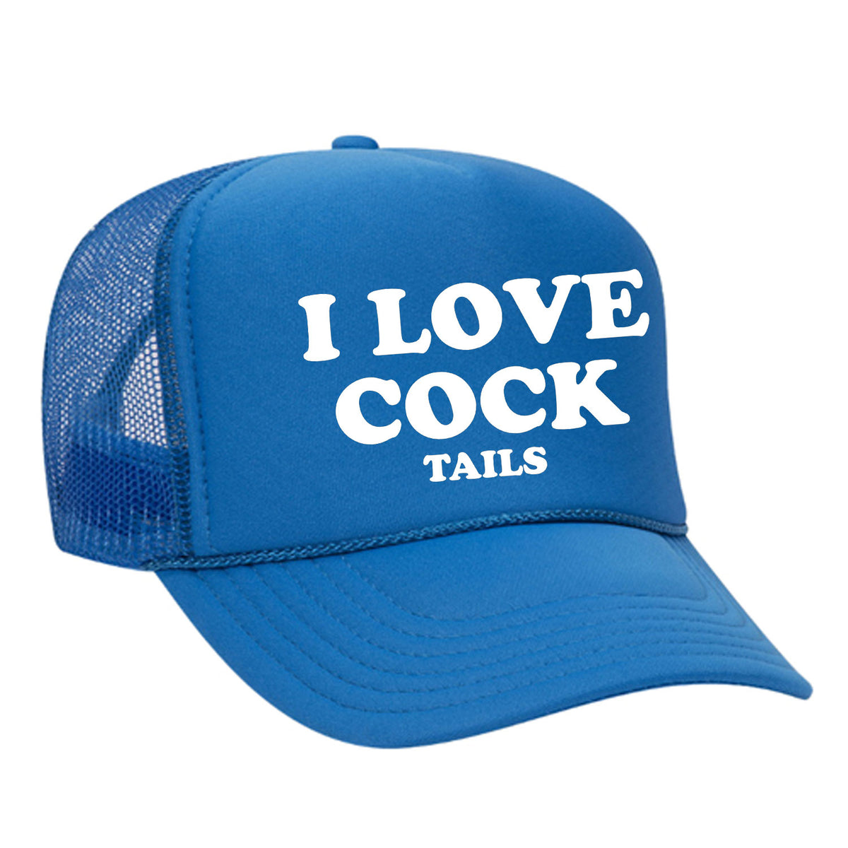 I Love Cock Tails Foam Trucker Hat