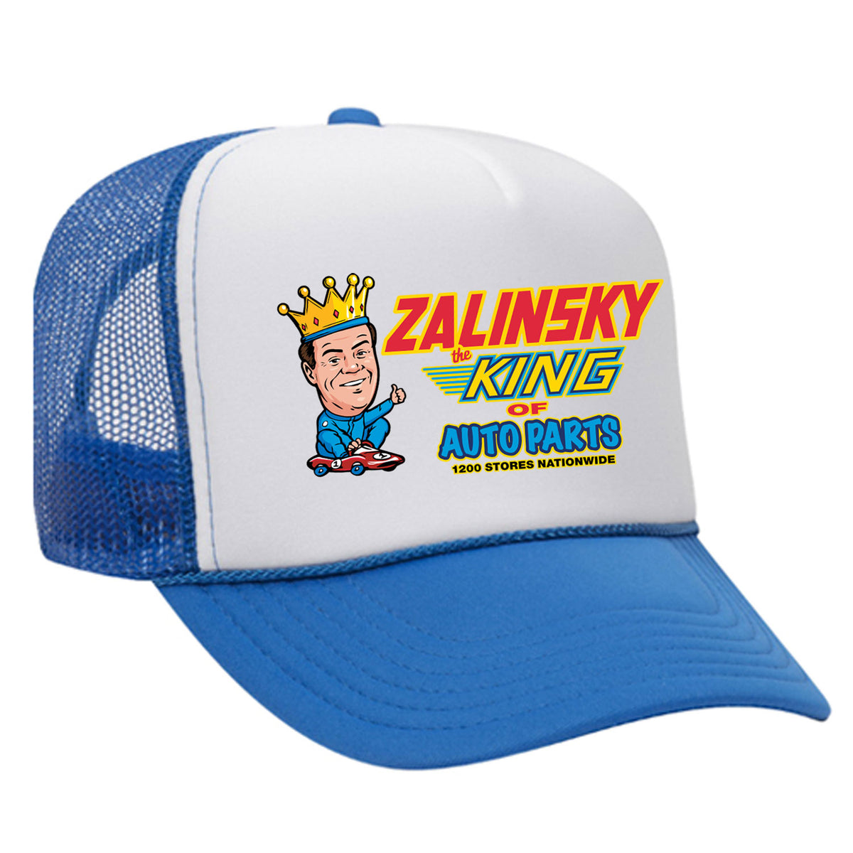 Zalinsky The King Of Auto Parts Foam Trucker Hat