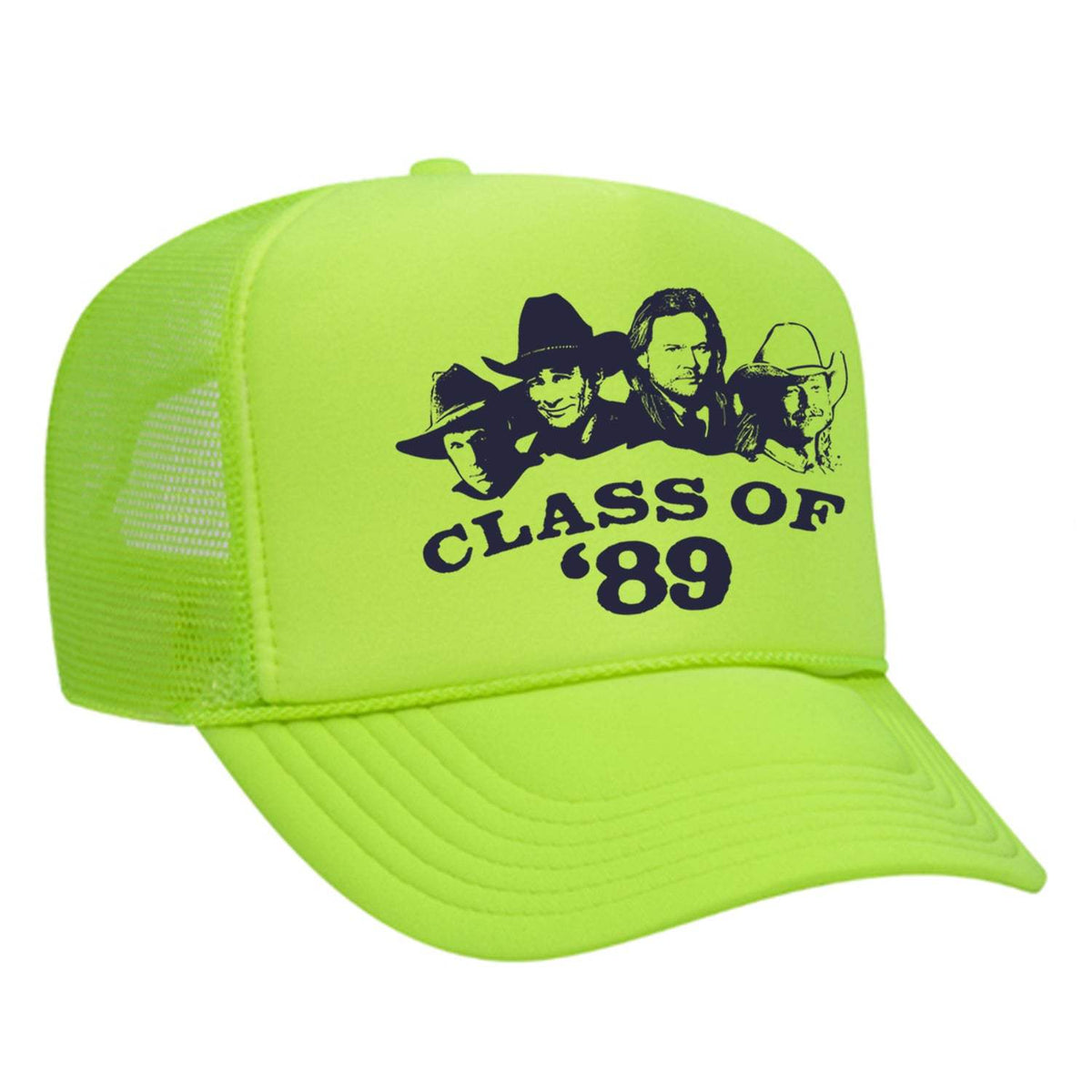 Class Of '89 Foam Trucker Hat - Neon Green