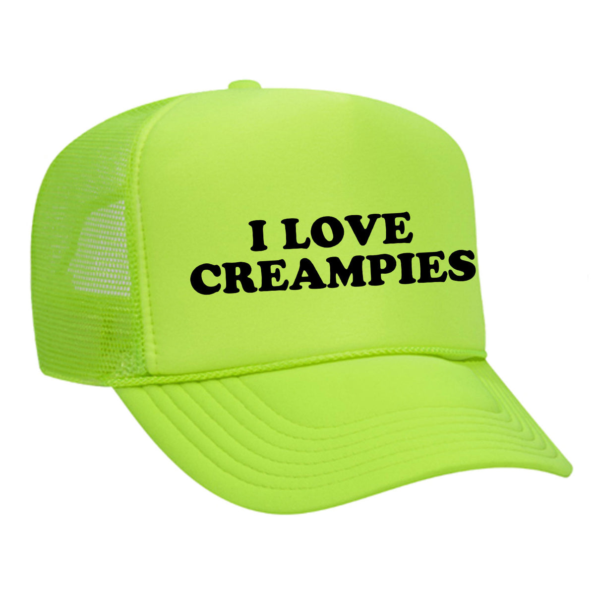 I Love Creampies Foam Trucker Hat