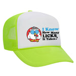 How Many Licks Foam Trucker Hat