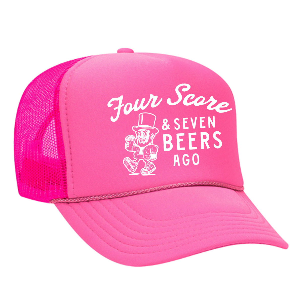 Four Score & Seven Beers Ago Foam Trucker Hat