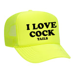 I Love Cock Tails Foam Trucker Hat