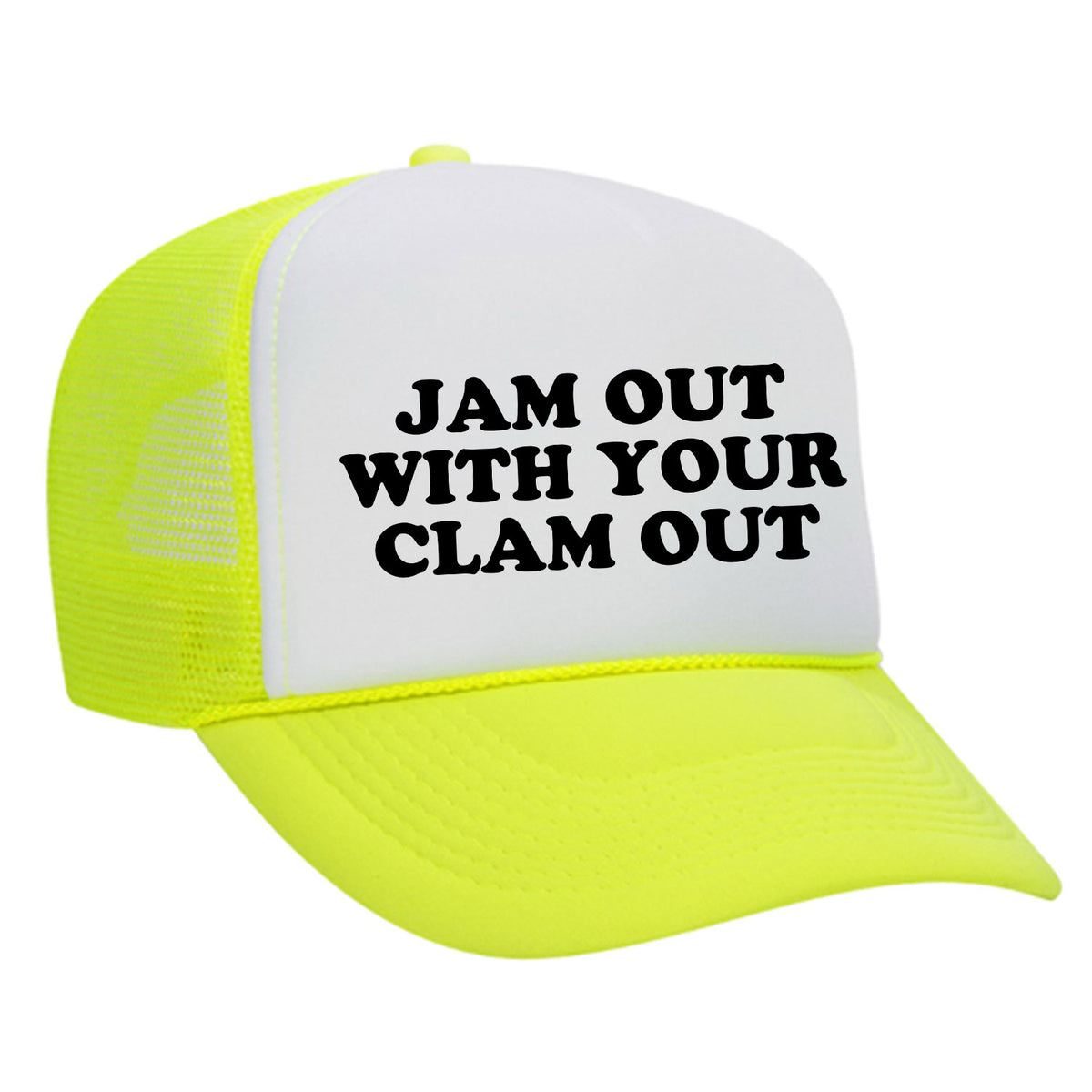 Neon Yellow / White