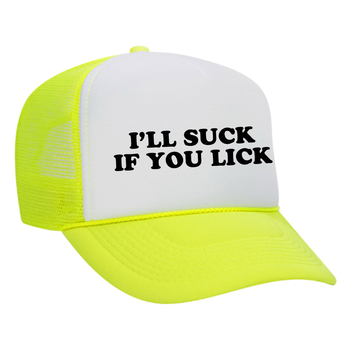 Neon Yellow / White