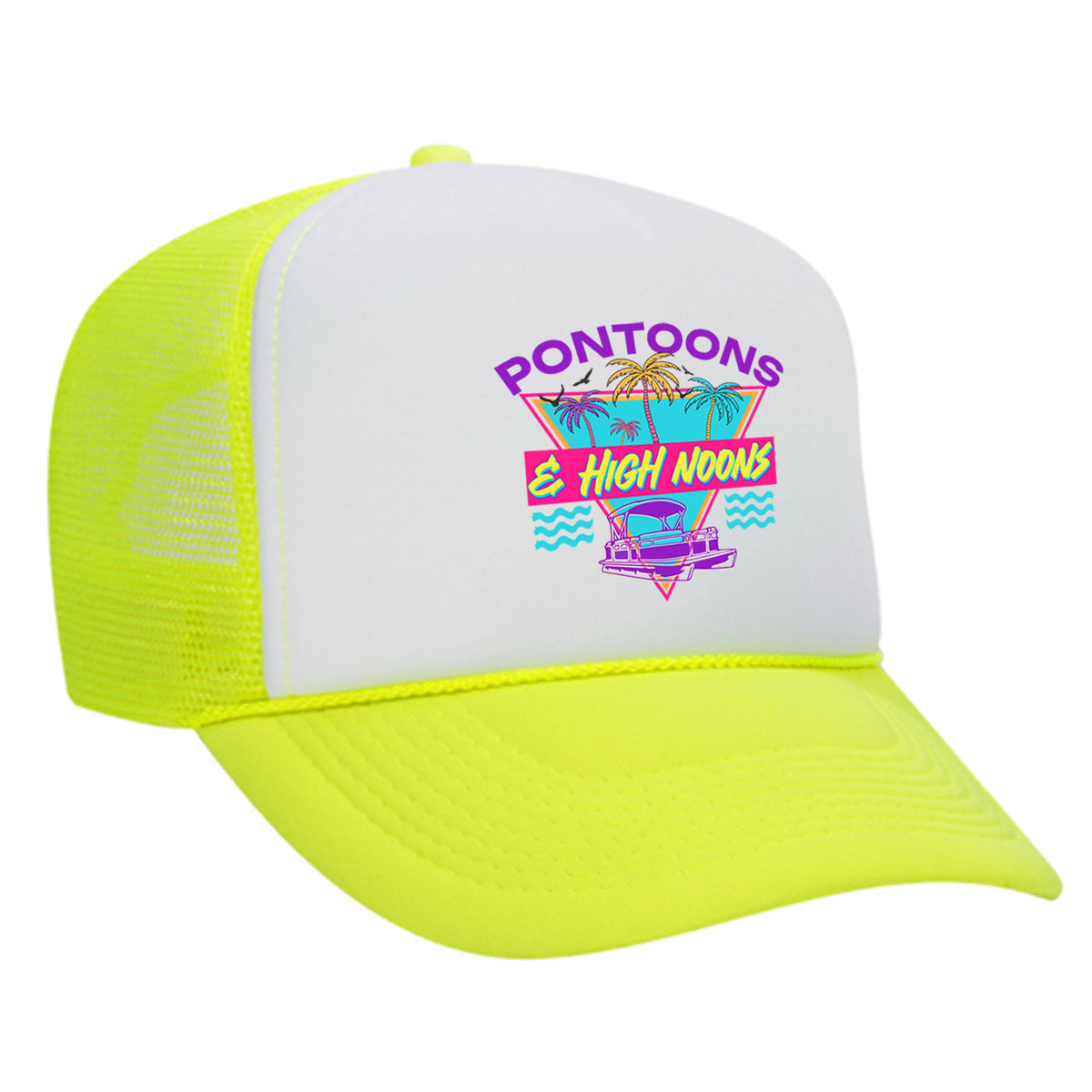Pontoons and High Noons Foam Trucker Hat