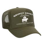 Grundy County Auction Foam Trucker Hat