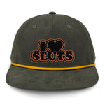 I Love Sluts Flat Bill Rope
