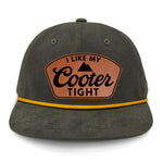 Cooter Tight Flat Bill Rope Hat - Olive