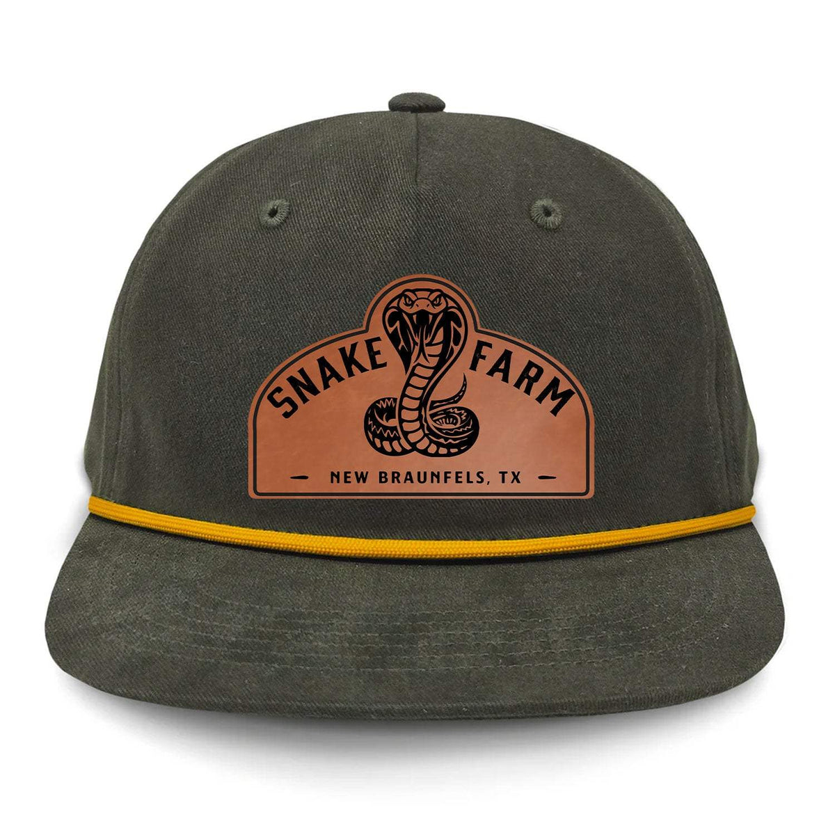 Snake Farm Flat Bill Rope - Olive