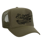 Dumas Walker Foam Trucker Hat - Olive / Green