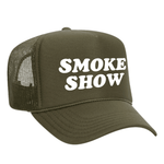 Smoke Show Foam Trucker Hat - Olive / Green
