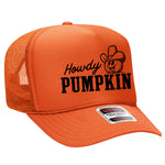 Howdy Pumpkin Foam Trucker Hat
