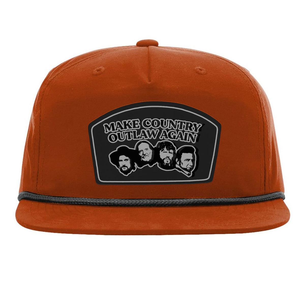 Make Country Outlaw Again Flat Bill Rope