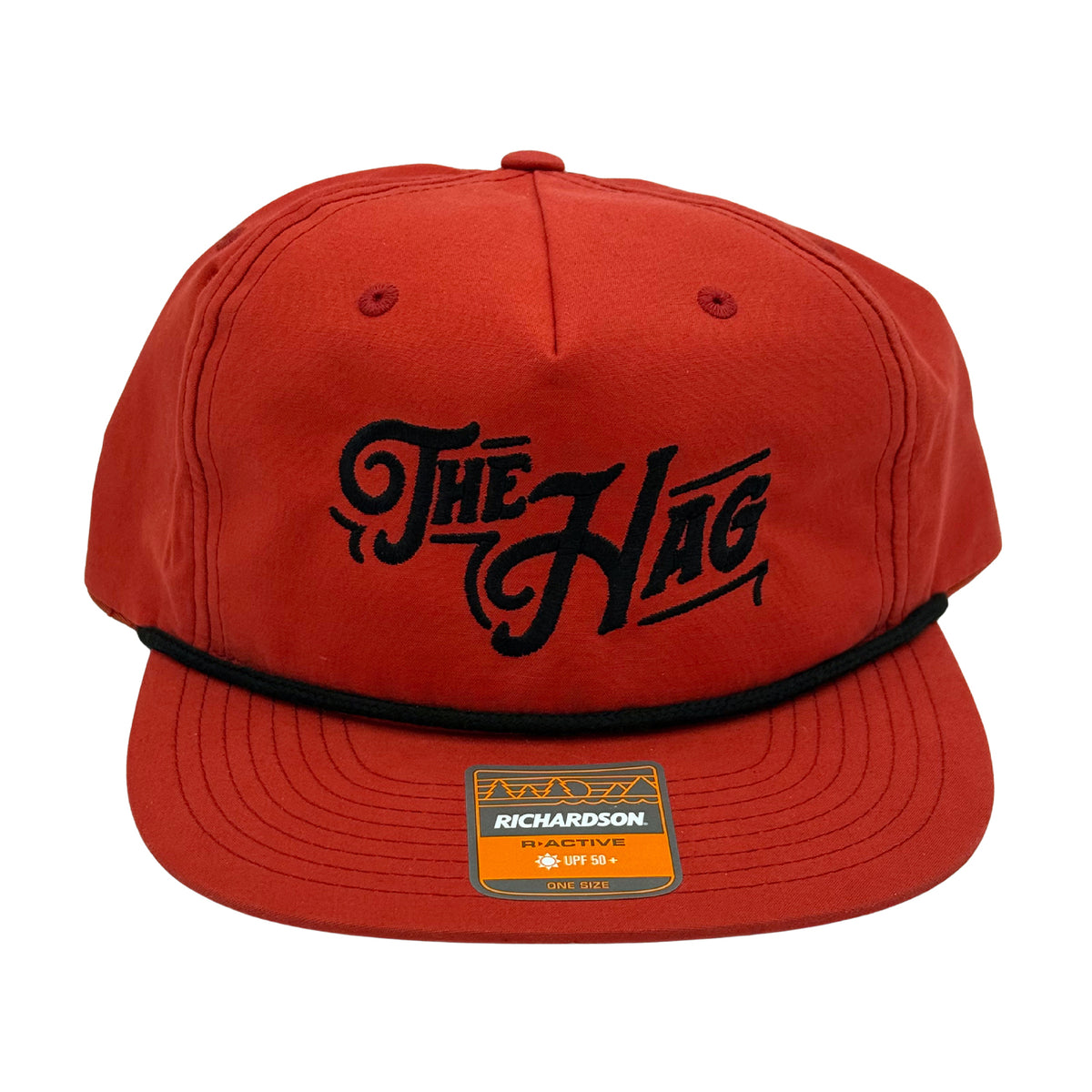 The Hag Embroidered Flat Bill Hat