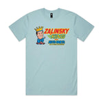 Zalinsky King Of Auto Parts Premium Tee - Pale Blue