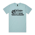 Thumbin' From Montgomery Premium Tee - Pale Blue
