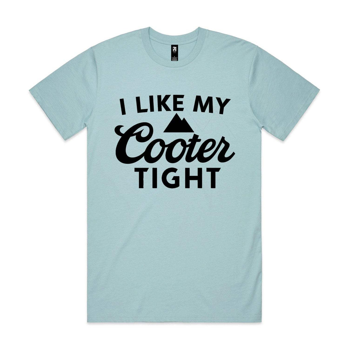 Cooter Tight Premium Tee - Pale Blue