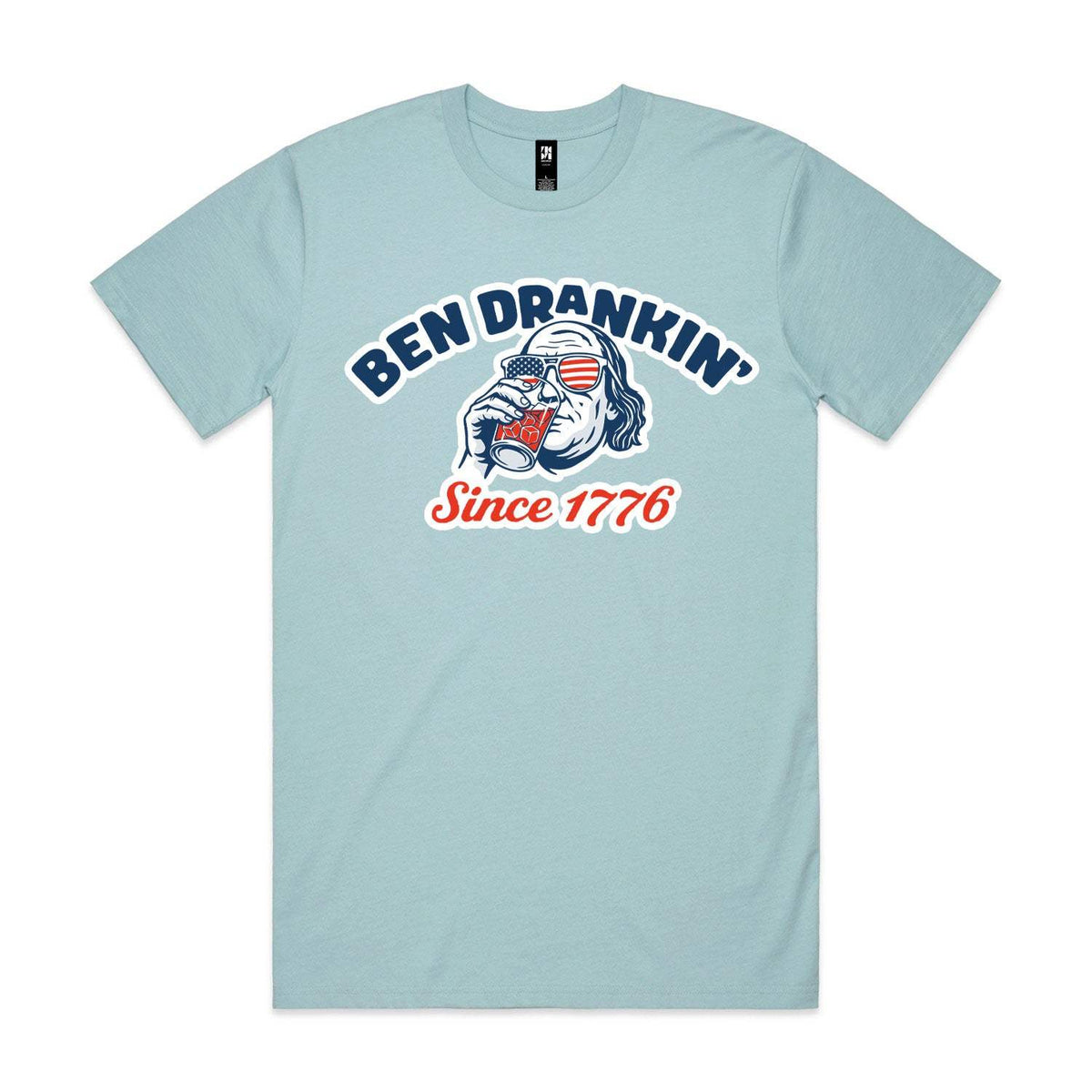 Ben Drankin' Premium Tee - Pale Blue