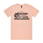Thumbin' From Montgomery Premium Tee - Pale Pink