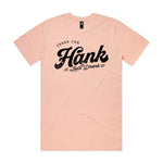 Crank The Hank Premium Tee - Pale Pink