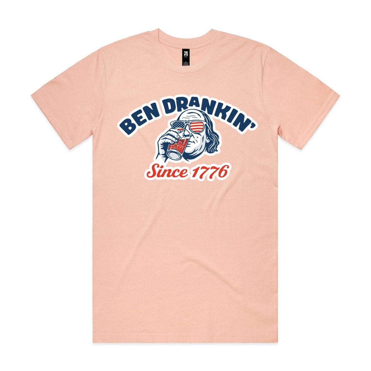 Ben Drankin' Premium Tee - Pale Pink