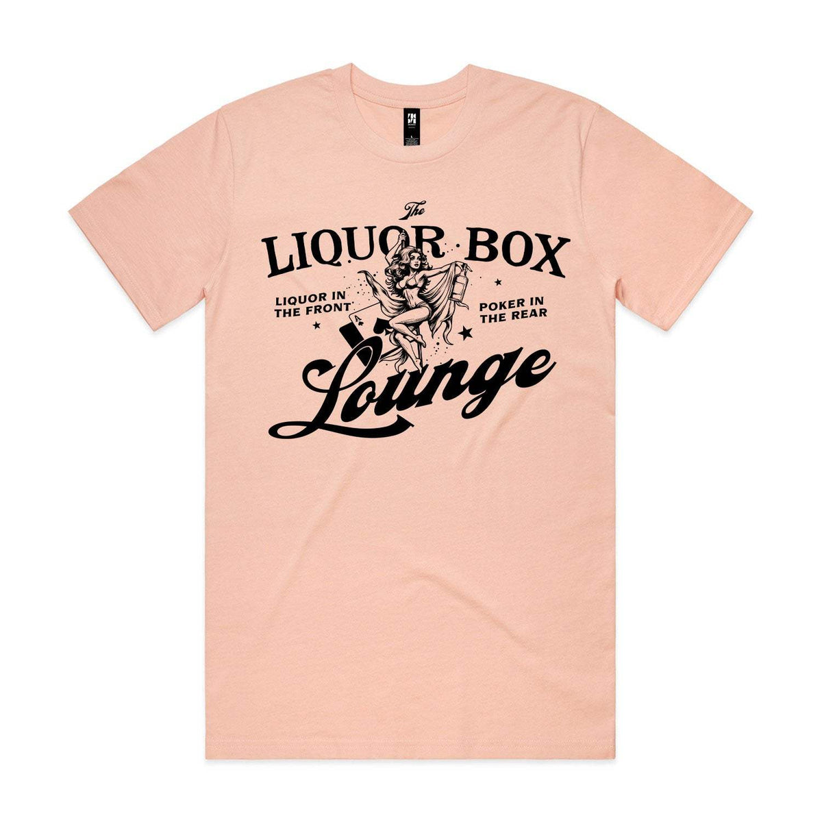 The Liquor Box Lounge Premium Tee - Pale Pink