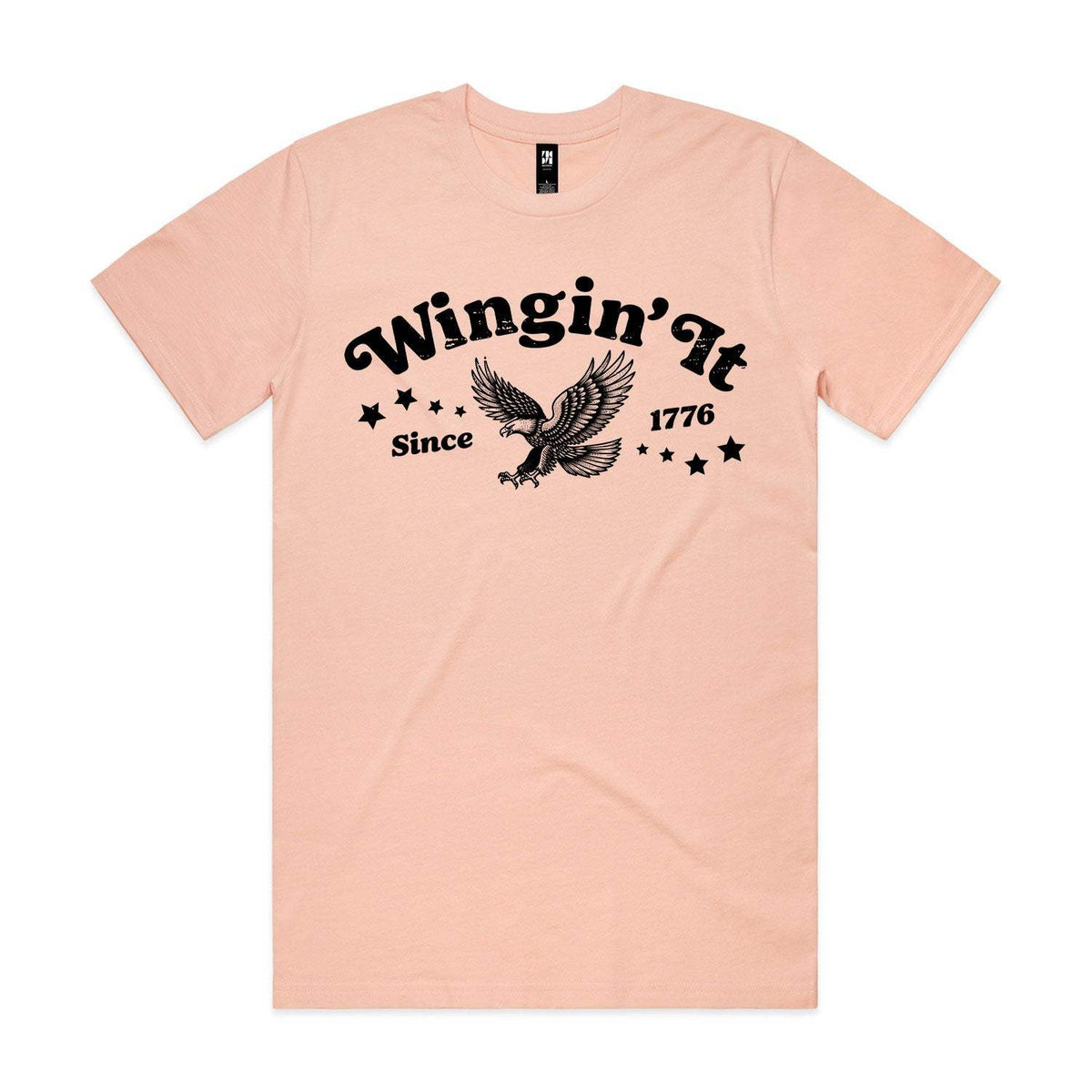 Wingin' It Premium Tee - Pale Pink