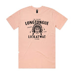 Chief Longtongue Premium Tee - Pale Pink