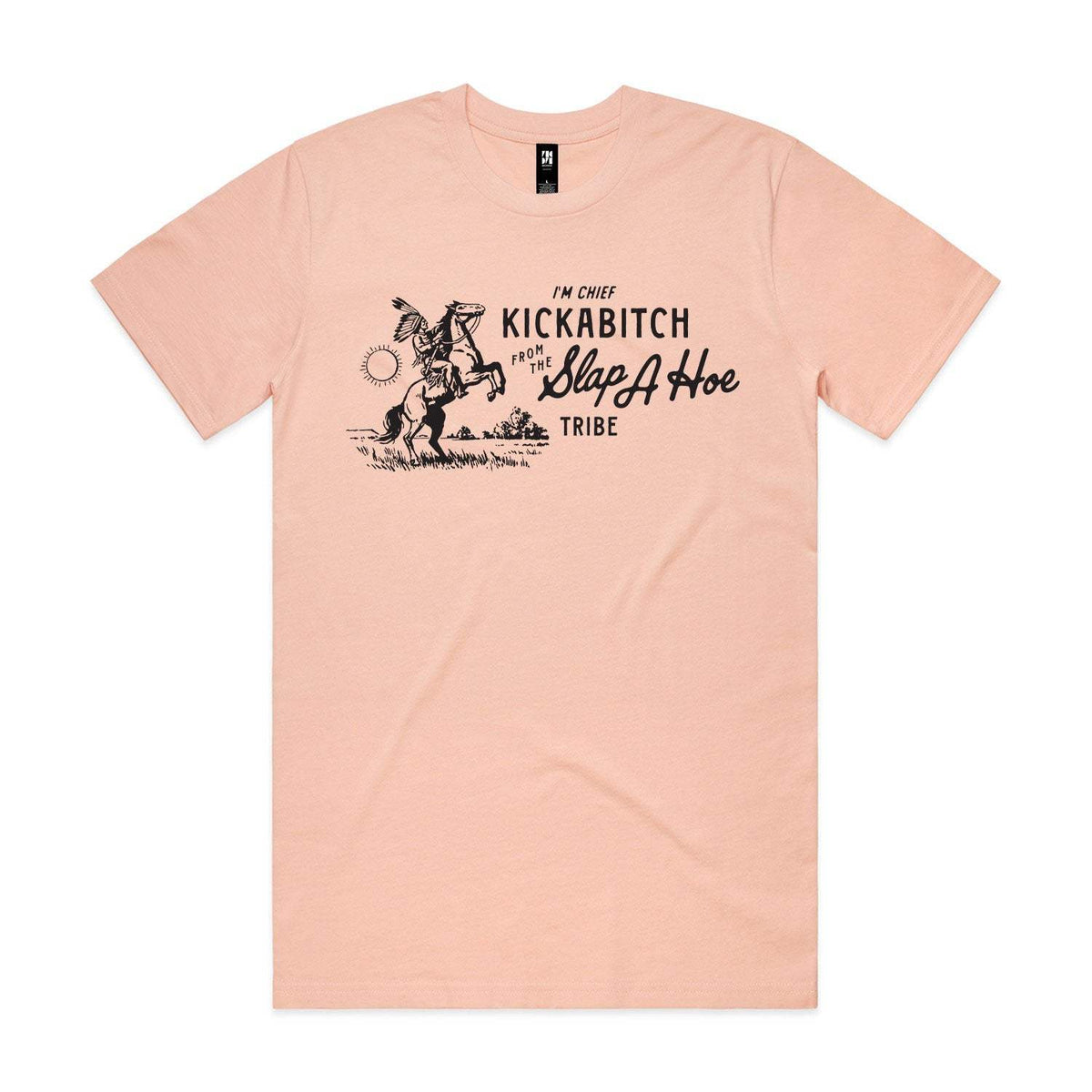 Chief Kickabitch Premium Tee - Pale Pink