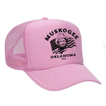 Haggard Old Flag Foam Trucker Hat - Pink