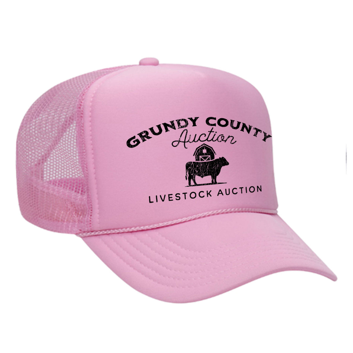 Grundy County Auction Foam Trucker Hat