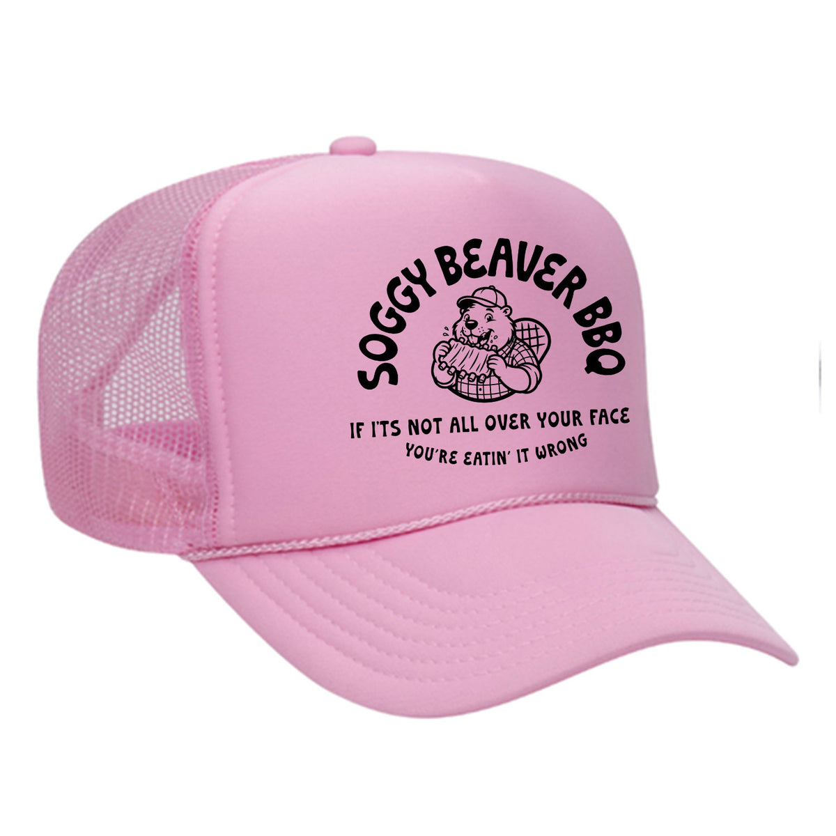 Soggy Beaver BBQ Foam Trucker Hat