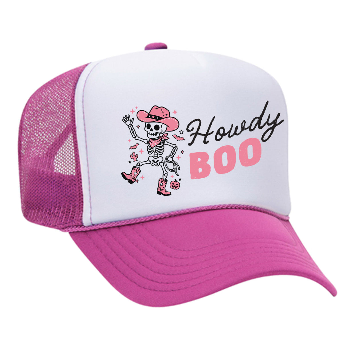 Howdy Boo Foam Trucker Hat