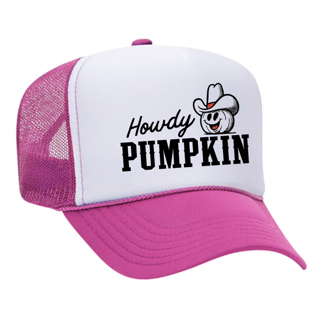 Howdy Pumpkin Foam Trucker Hat