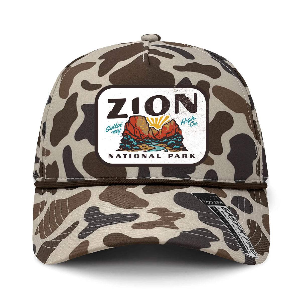 Gettin' My High On At Zion Patch Hat