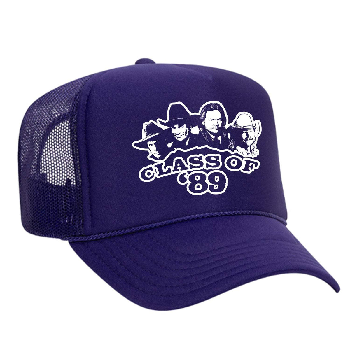 Class Of '89 Foam Trucker Hat - Purple