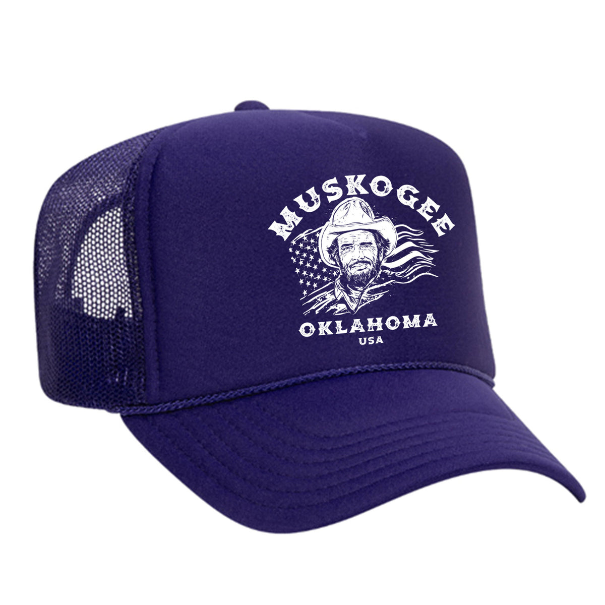 Haggard Old Flag Foam Trucker Hat