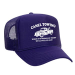 Camel Towing Foam Trucker Hat - Purple