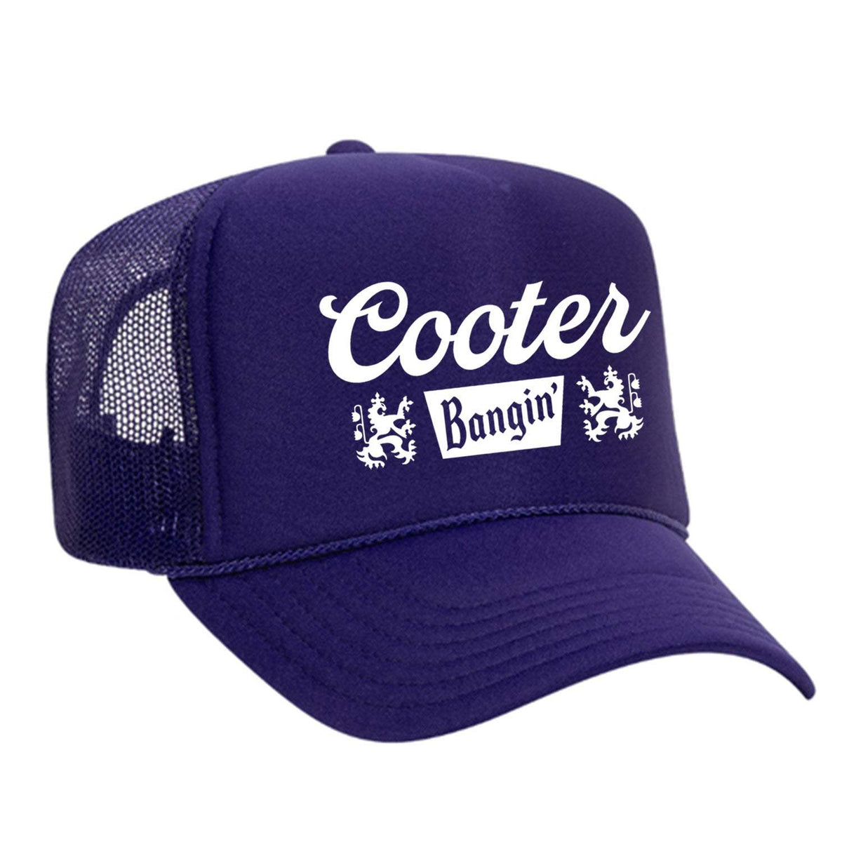 Cooter Bangin Foam Trucker Hat - Purple