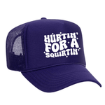 Hurtin' For A Squirtin' Foam Trucker Hat - Purple