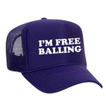 Free Balling Foam Trucker Hat - Purple