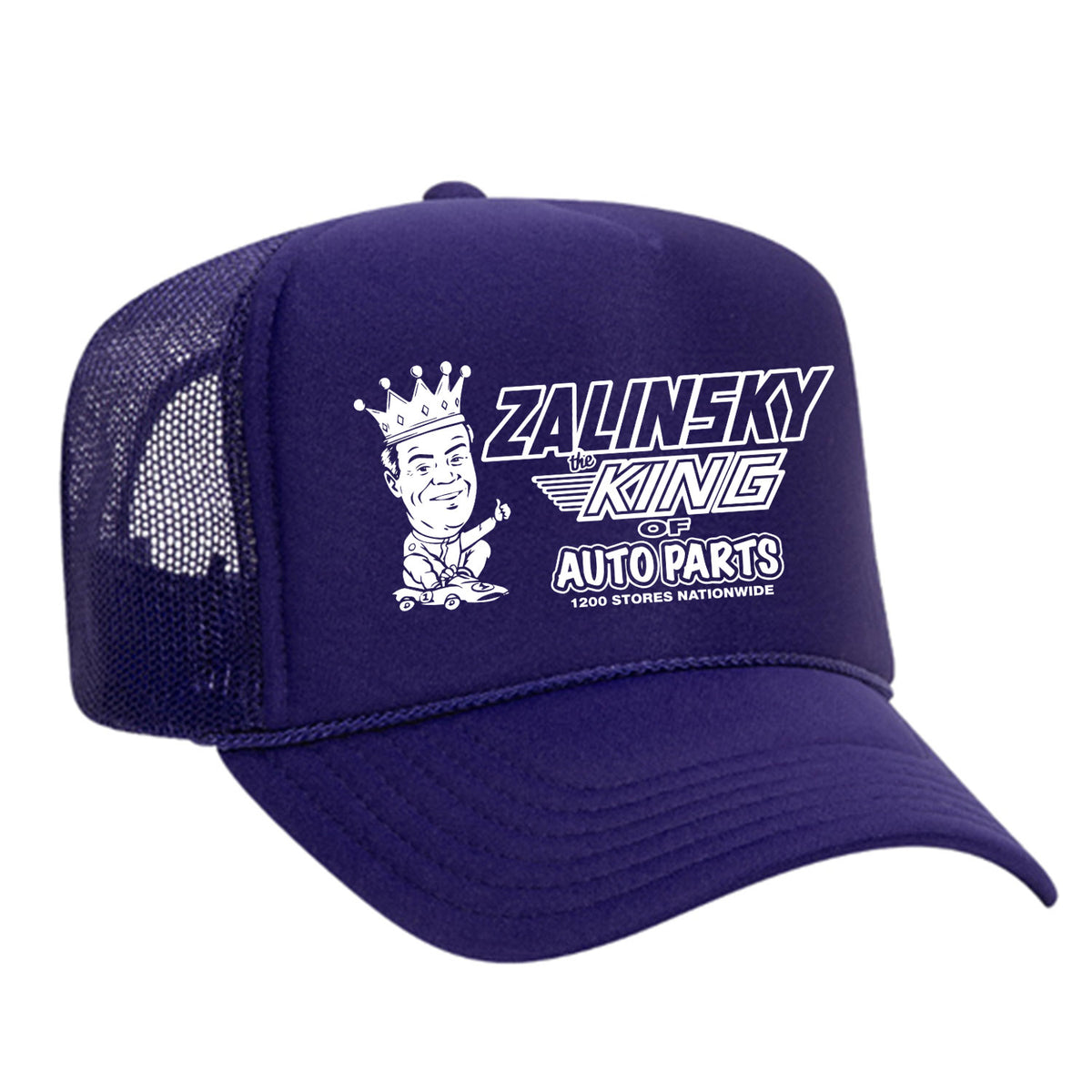 Zalinsky The King Of Auto Parts Foam Trucker Hat