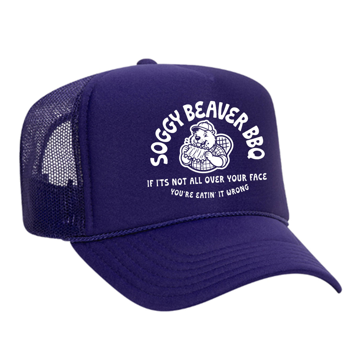 Soggy Beaver BBQ Foam Trucker Hat